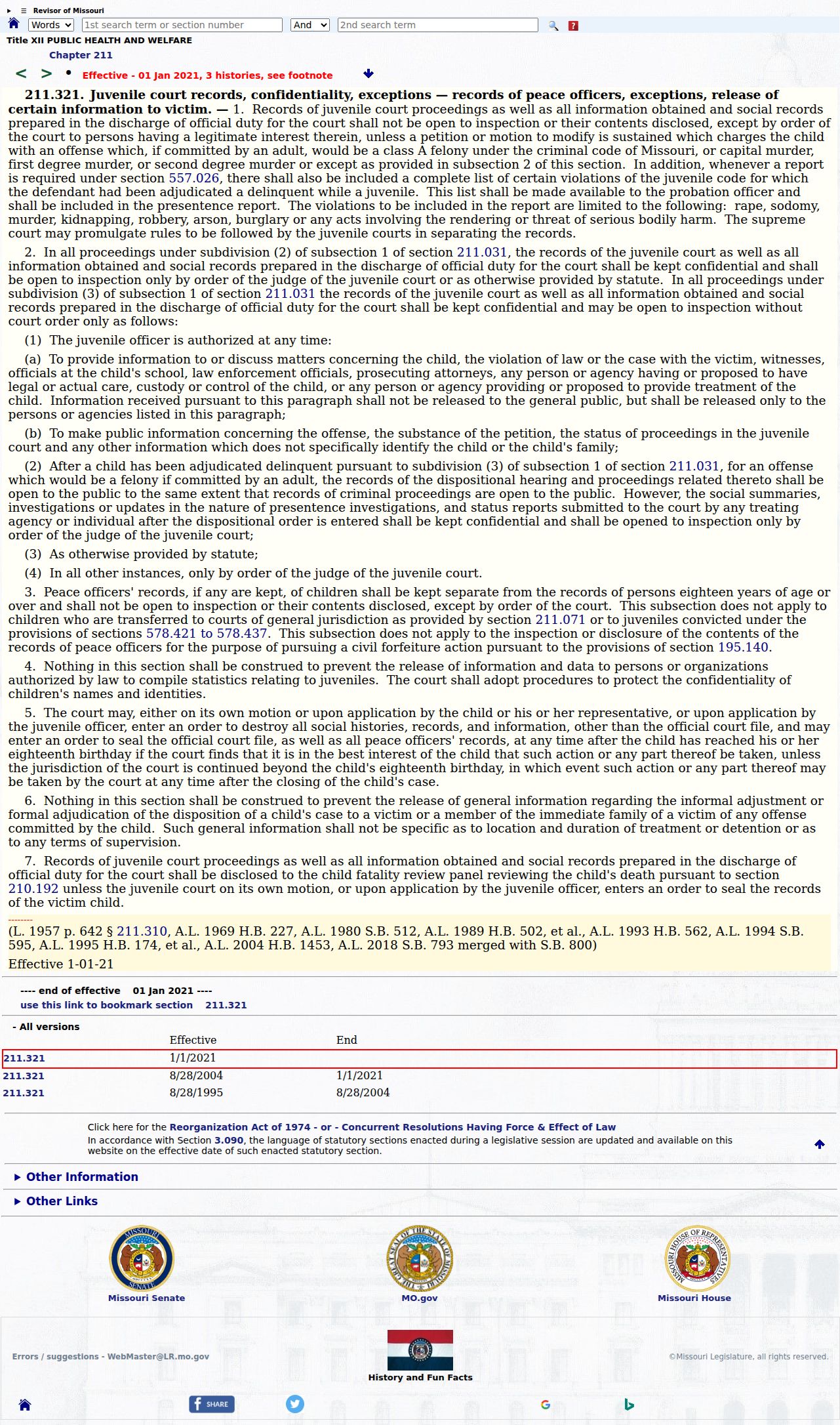 Daviess County criminal docket access reference for juvenile record confidentiality